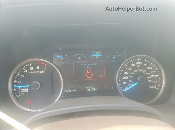 1FTEW1EG2KFA71040 2019 FORD F150 Black ხელსაწყოთა პანელის ხედი