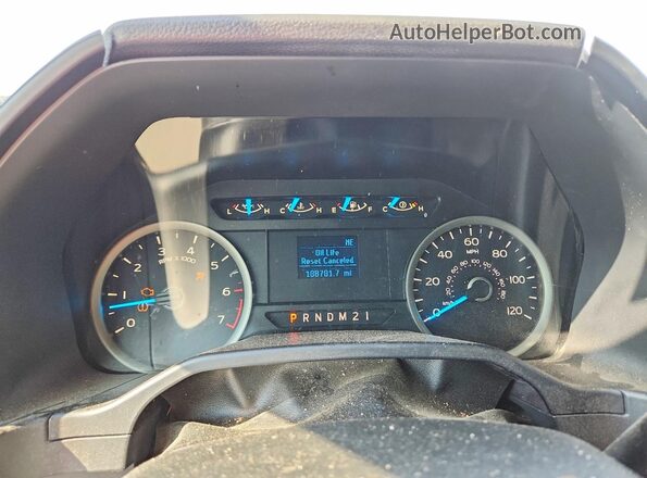 1FTEW1EG3GFB28739 2016 FORD F150 Silver ხელსაწყოთა პანელის ხედი