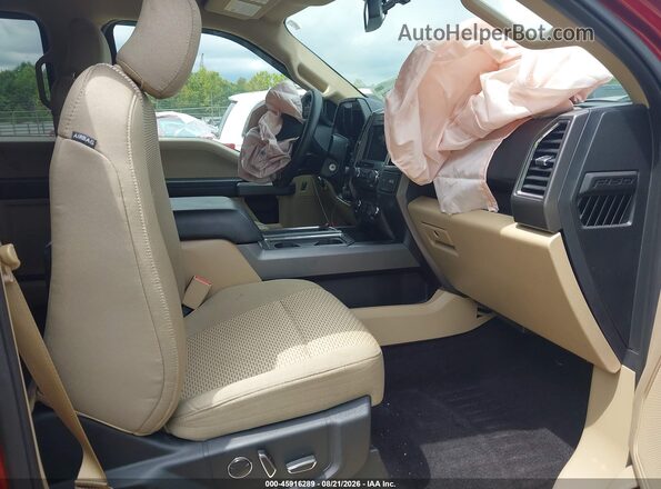 1FTEW1EG3GFB76953 2016 FORD F150 Красный Вид салона спереди
