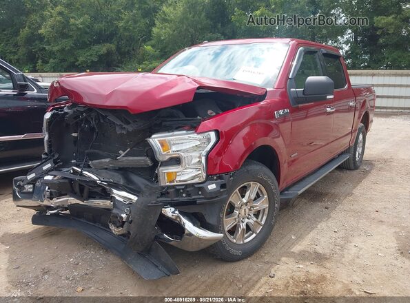 1FTEW1EG3GFB76953 2016 FORD F150 Красный Передняя левая четверть