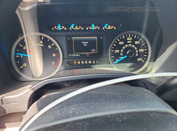 1FTEW1EG3GKF39372 2016 FORD F150 White ხელსაწყოთა პანელის ხედი