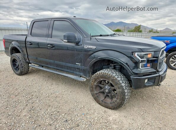 1FTEW1EG3GKF82853 2016 FORD F150 Black Передня права чверть