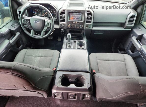 1FTEW1EG3GKF82853 2016 FORD F150 Black Вид панелі приладів