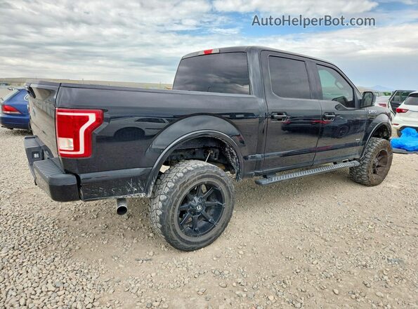 1FTEW1EG3GKF82853 2016 FORD F150 Black Задня права чверть