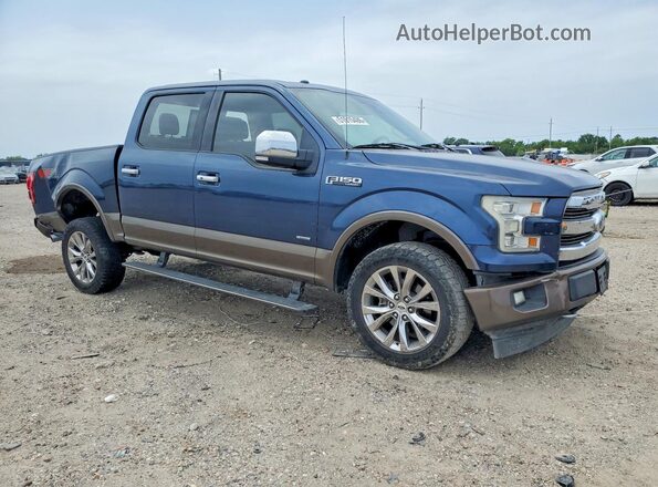 1FTEW1EG3HFC13288 2017 FORD F150 Blue Առջևի աջ