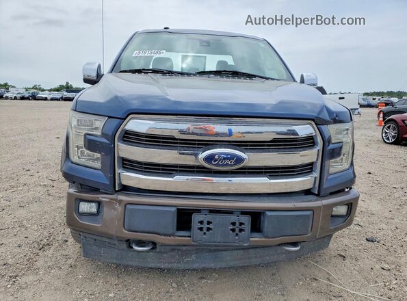 1FTEW1EG3HFC13288 2017 FORD F150 Blue Դիմացի տեսք