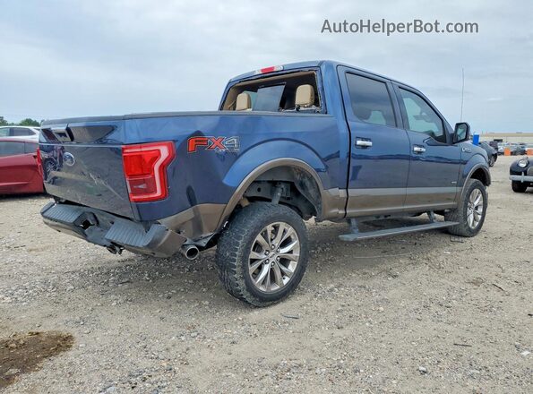 1FTEW1EG3HFC13288 2017 FORD F150 Blue Հետևի աջ