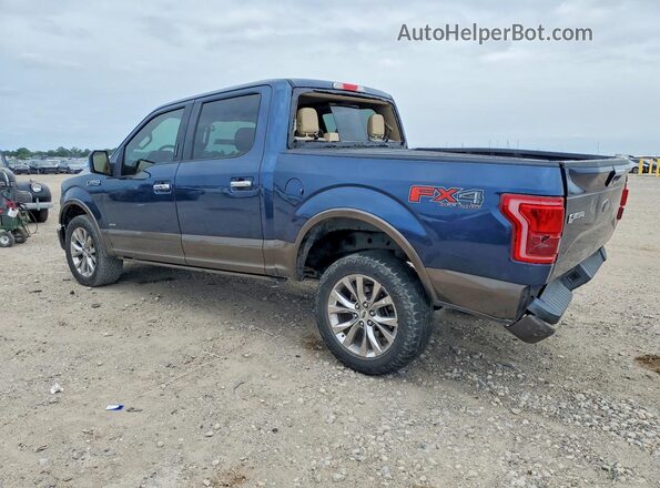 1FTEW1EG3HFC13288 2017 FORD F150 Blue Հետևի ձախ