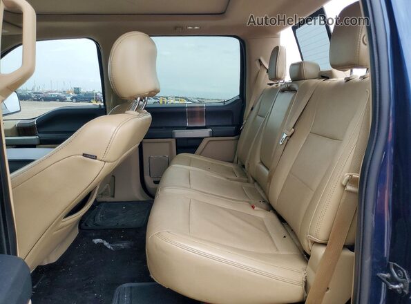 1FTEW1EG3HFC13288 2017 FORD F150 Blue Հետևի նստատեղերի տեսք