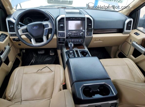 1FTEW1EG3HFC13288 2017 FORD F150 Blue Առջևի վահանակի տեսք