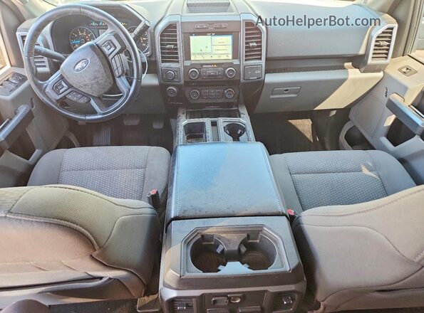 1FTEW1EG3HKE37135 2017 FORD F150 Black Vista del salpicadero