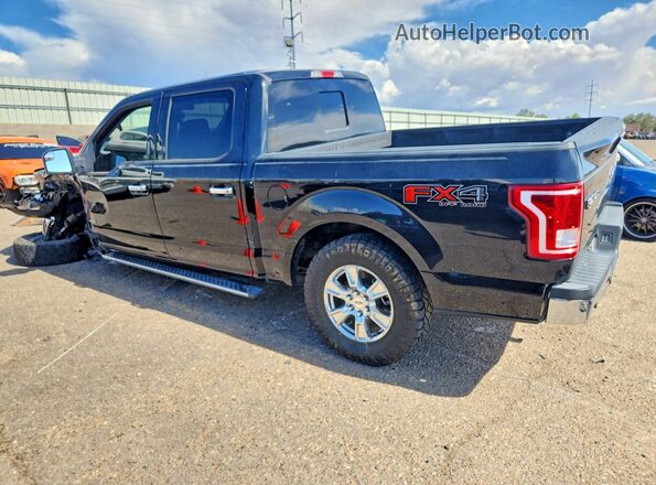 1FTEW1EG3HKE37135 2017 FORD F150 Black Trasero izquierdo