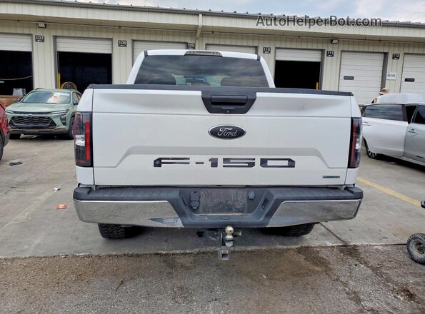 1FTEW1EG3JFD54285 2018 FORD F150 White Widok z tyłu