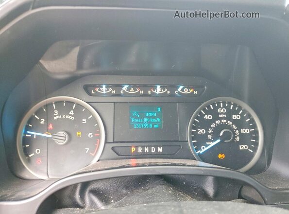 1FTEW1EG3JFD54285 2018 FORD F150 White Widok zestawu wskaźników
