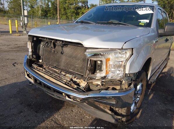 1FTEW1EG3JKD37624 2018 FORD F150 Silver Front view