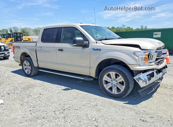 1FTEW1EG3JKF49326 2018 FORD F150 Beige Delantero derecho