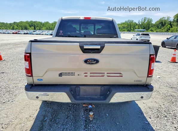 1FTEW1EG3JKF49326 2018 FORD F150 Beige Vista trasera