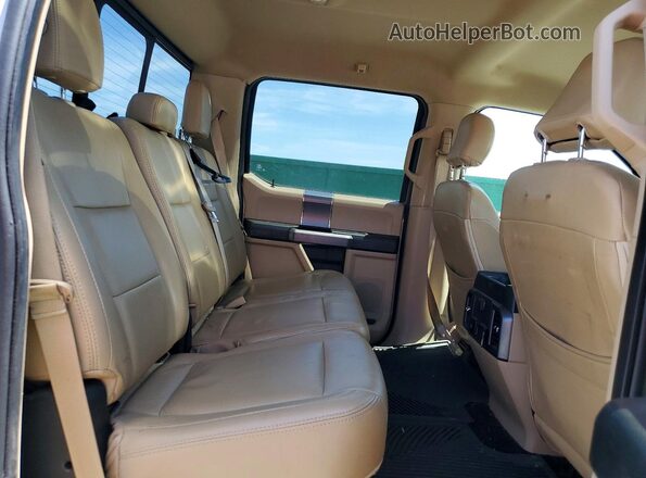 1FTEW1EG3JKF49326 2018 FORD F150 Beige Vista de los asientos traseros