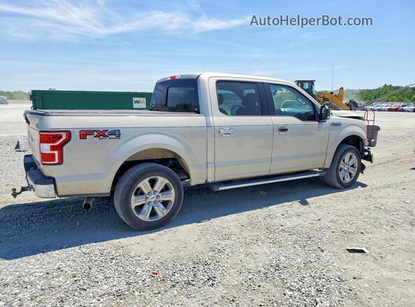 1FTEW1EG3JKF49326 2018 FORD F150 Beige Trasero derecho