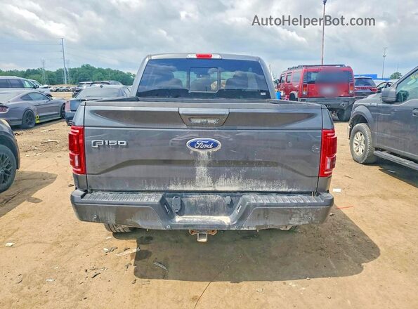 1FTEW1EG4GFB36445 2016 FORD F150 Charcoal Вид ззаду