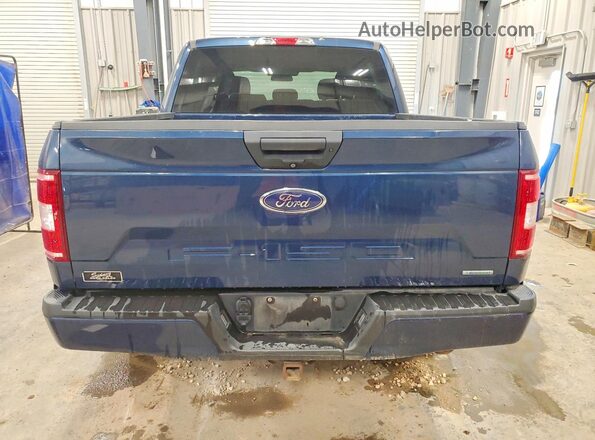 1FTEW1EG4JKD20105 2018 FORD F150 Blue უკანა ხედი