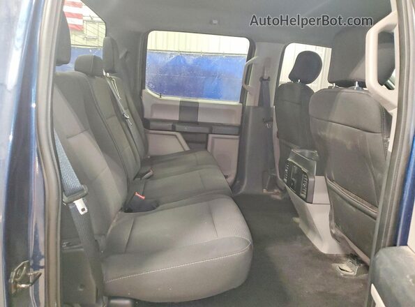 1FTEW1EG4JKD20105 2018 FORD F150 Blue უკანა სავარძლების ხედი