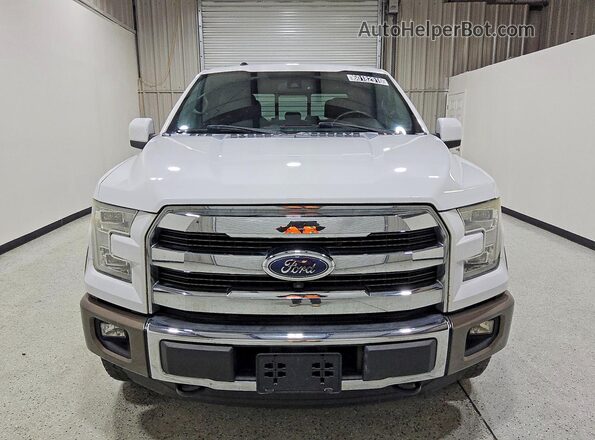 1FTEW1EG5GFA07436 2016 FORD F150 Белый Вид спереди