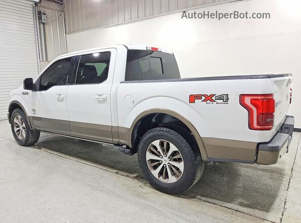 1FTEW1EG5GFA07436 2016 FORD F150 Белый Задняя левая четверть