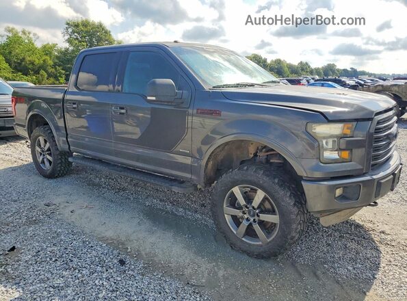1FTEW1EG5GFA82444 2016 FORD F150 Gray Przód prawy
