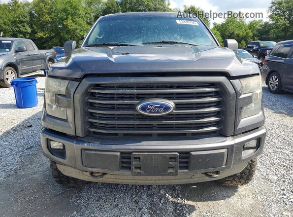 1FTEW1EG5GFA82444 2016 FORD F150 Gray Widok z przodu