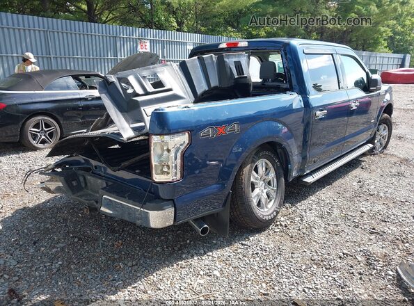 1FTEW1EG5GFD15819 2016 FORD F150 Blue Rear right