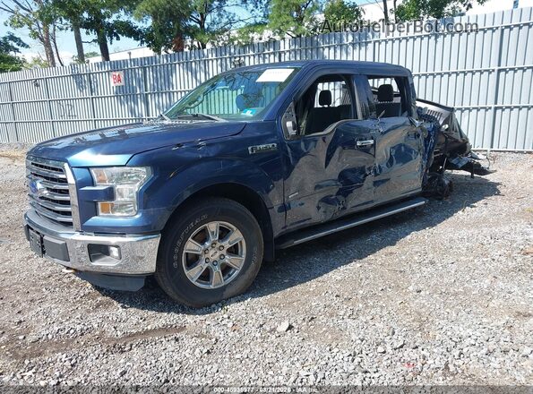 1FTEW1EG5GFD15819 2016 FORD F150 Blue Front left