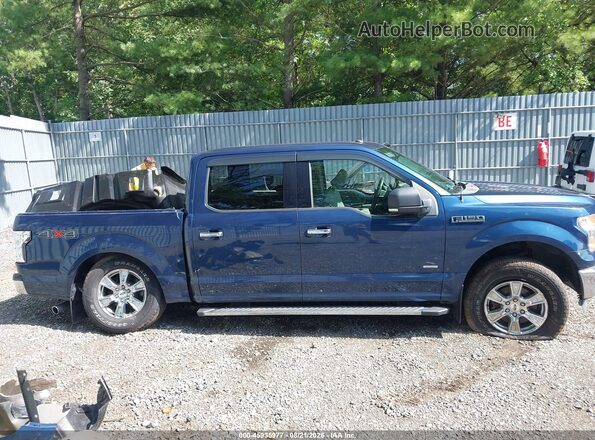 1FTEW1EG5GFD15819 2016 FORD F150 Blue Rear interior view