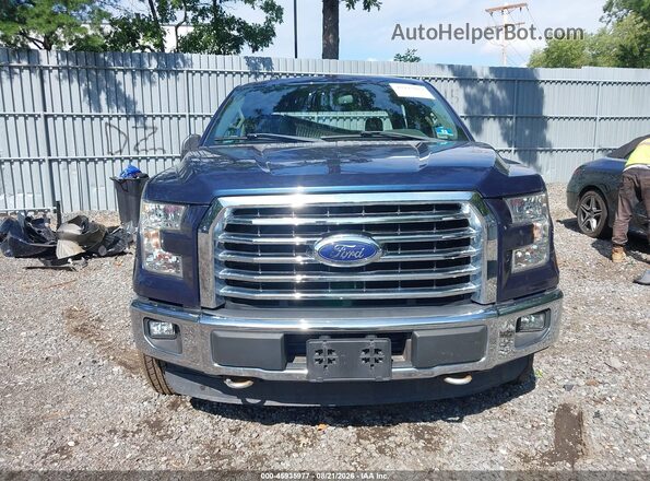 1FTEW1EG5GFD15819 2016 FORD F150 Blue Instrument cluster view