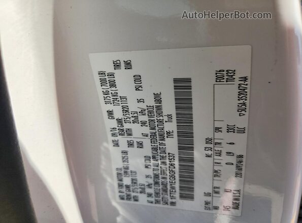 1FTEW1EG5GFD61537 2016 FORD F150 White Vista del compartimento del motor