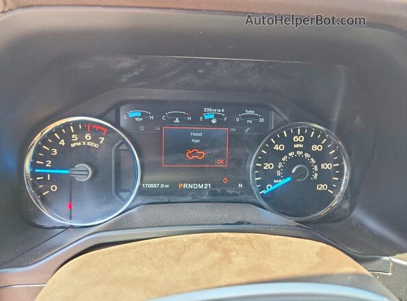 1FTEW1EG5GFD61537 2016 FORD F150 White Vista del cuadro de instrumentos