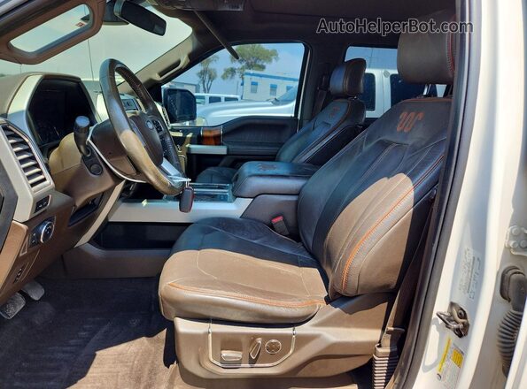 1FTEW1EG5GFD61537 2016 FORD F150 White Vista interior delantera