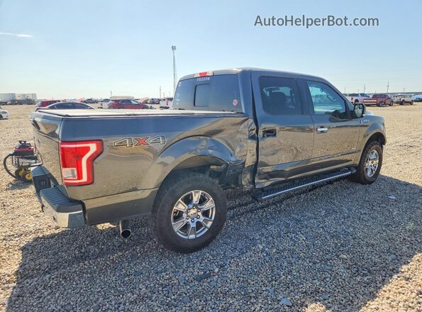 1FTEW1EG5GKF71109 2016 FORD F150 Gray უკანა მარჯვენა