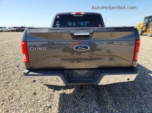 1FTEW1EG5GKF71109 2016 FORD F150 Gray უკანა ხედი