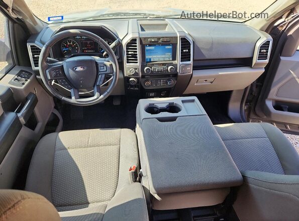 1FTEW1EG5GKF71109 2016 FORD F150 Gray წინა პანელის ხედი