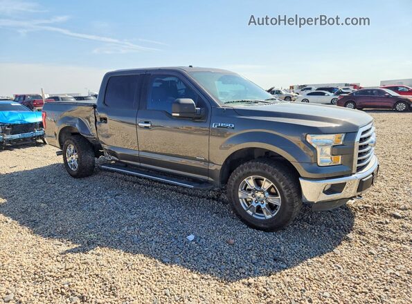 1FTEW1EG5GKF71109 2016 FORD F150 Gray წინა მარჯვენა