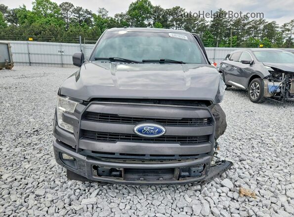 1FTEW1EG5HFB79659 2019 FORD F150 Gray Widok z przodu