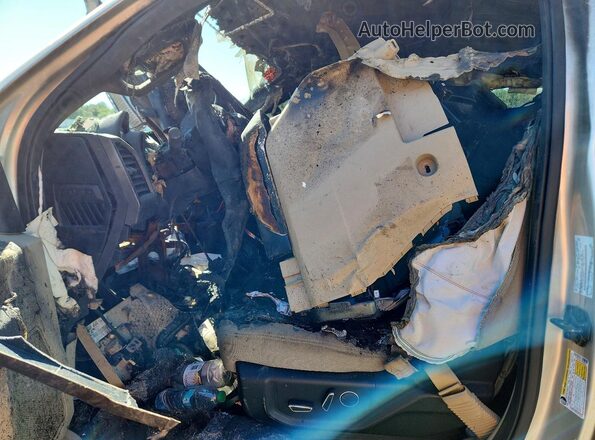 1FTEW1EG5HFB98602 2017 FORD F150 Cream Front interior view