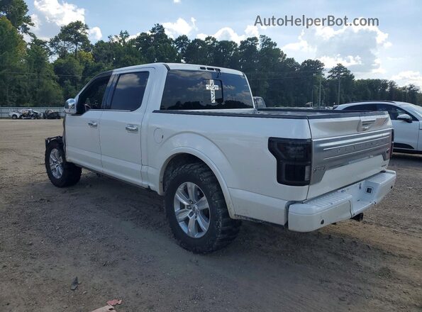 1FTEW1EG5JFB51141 2018 FORD F150 White Trasero izquierdo