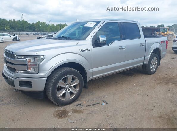 1FTEW1EG5JFB55464 2018 FORD F150 Silver Vista tres cuartos delantera izquierda