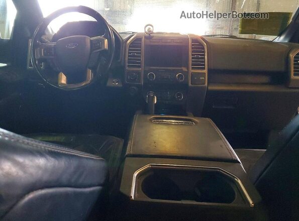 1FTEW1EG5JFC58982 2018 FORD F150 Black Dashboard view