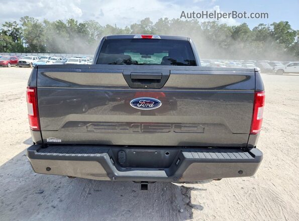 1FTEW1EG5JKF97572 2018 FORD F150 Charcoal Rear view