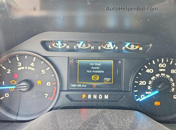 1FTEW1EG5JKF97572 2018 FORD F150 Charcoal Instrument cluster view