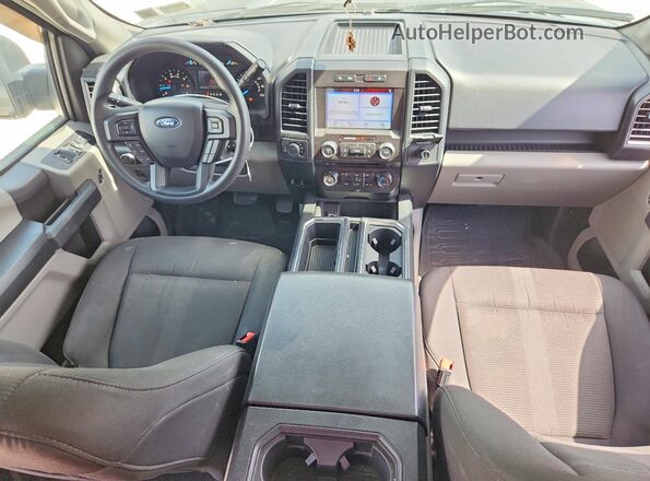 1FTEW1EG5JKF97572 2018 FORD F150 Charcoal Dashboard view