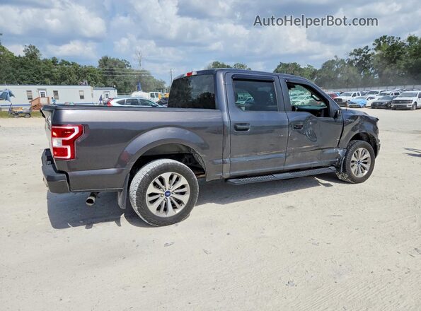 1FTEW1EG5JKF97572 2018 FORD F150 Charcoal Rear right